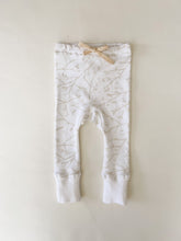 Load image into Gallery viewer, Organic Cotton Footie Cuff Leggings - Snowberry
