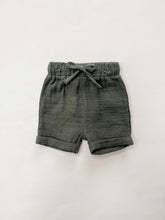 Load image into Gallery viewer, Organic Cotton Basic Cuffed Shorts - Thyme
