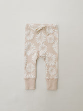 Load image into Gallery viewer, Organic Cotton Footie Cuff Leggings - Daisy Bloom
