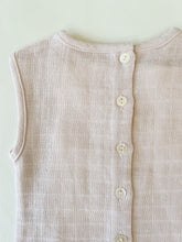 Load image into Gallery viewer, Organic Cotton Button Down Tank - Pale Mauve
